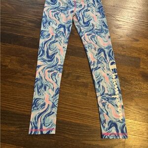 Girls Champion Colorful Swirl Pattern Leggings